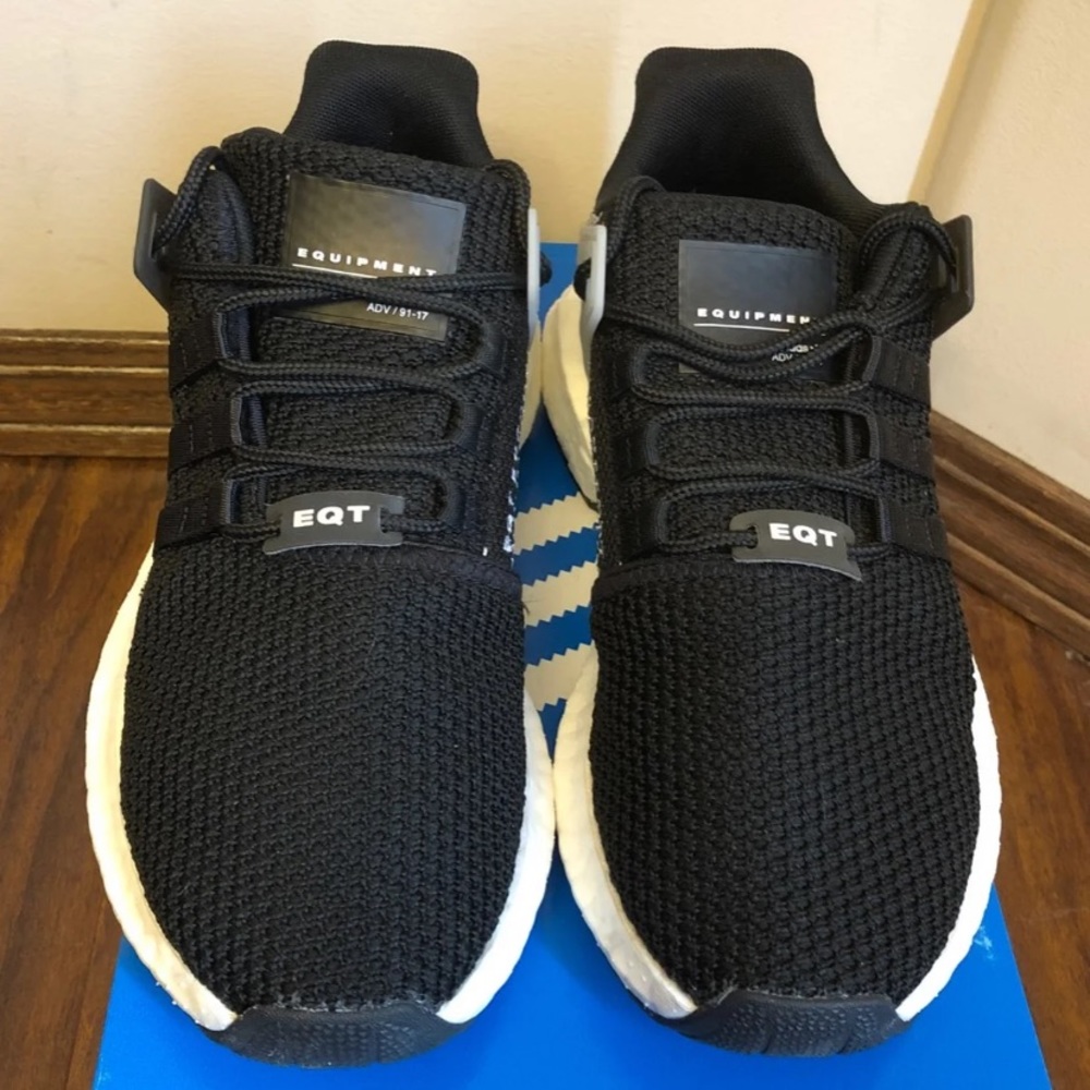 Black adidas shoes